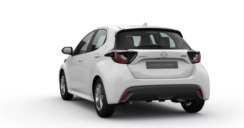Renting Coches Baratos Mazda 2 Hybrid 1.5 CVT Centre-Line Lunar White