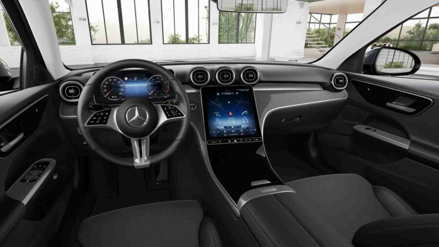 Renting Coches Baratos Mercedes Benz Clase C 200 Gris Grafito