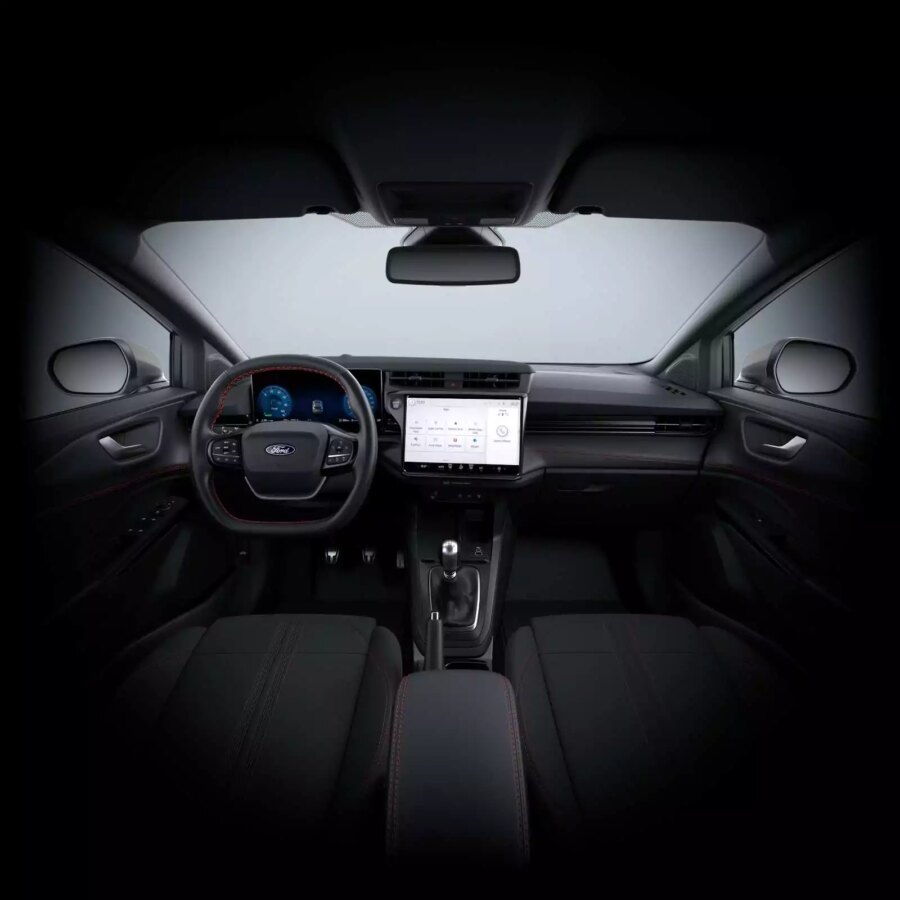 Renting Coches Baratos Ford Puma 1.0 EcoBoost MHEV ST-Line Blanco, Gris Cactus