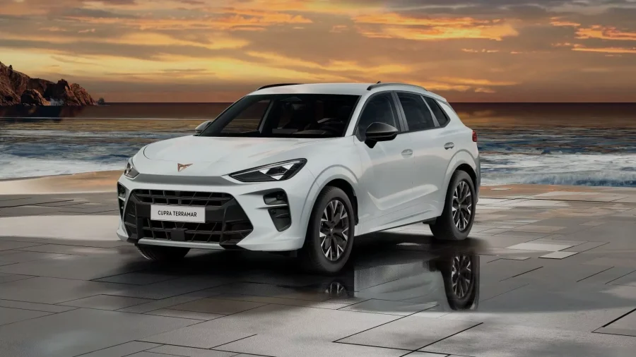 Renting Coches Baratos Cupra Terramar 1.5 eTSI 110kW DSG Blanco Glacial (Metalizado)