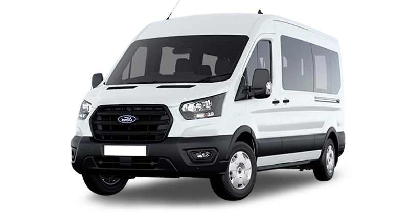 Renting Coches Baratos Ford Transit Kombi EcoBlue Auto FWD 350 L3 Trend Blanco