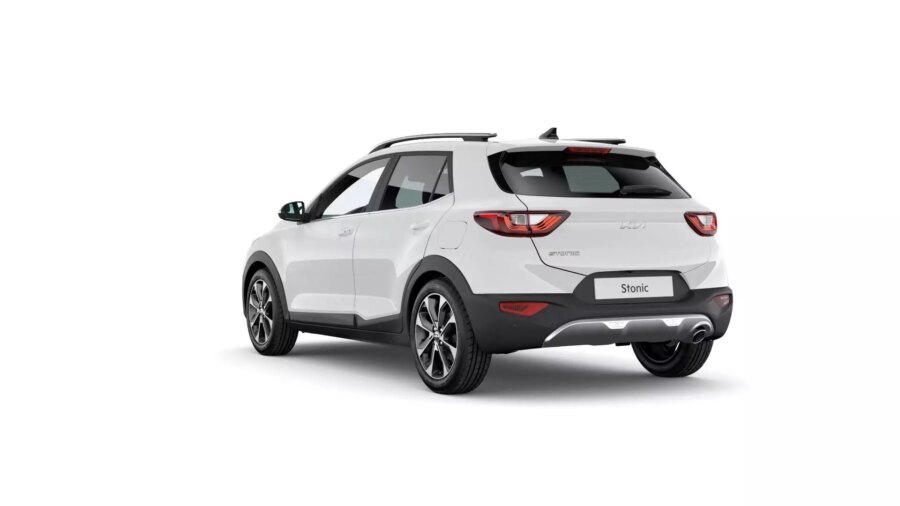 Renting Coches Baratos Kia Stonic 1.0 T-GDi MHEV Concept Clear White, Signal Red, Sparking Silver