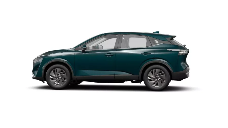 Renting Coches Baratos Nissan Qashqai DIG-T MHEV ACENTA 4×2 Deep Ocean Blue, Kori White Metalizado