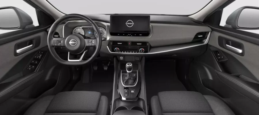Renting Coches Baratos Nissan Qashqai DIG-T MHEV ACENTA 4×2 Deep Ocean Blue, Kori White Metalizado