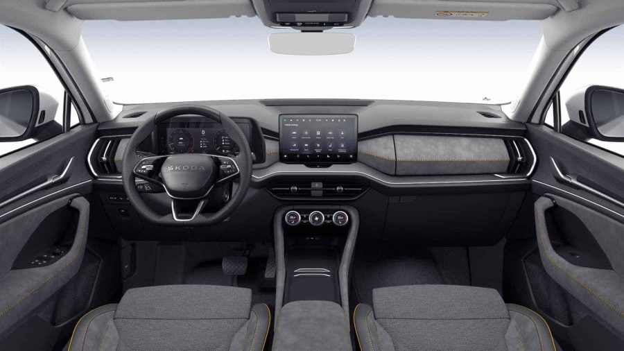 Renting Coches Baratos Skoda Kodiaq 2.0 TDI DSG Selection Plata Brillante, Gris Graphite