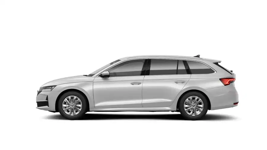 Renting Coches Baratos Skoda OCTAVIA Combi 1.5 TSI DSG MHEV Selection Blanco luna, Gris Graphite, Plata Brillante