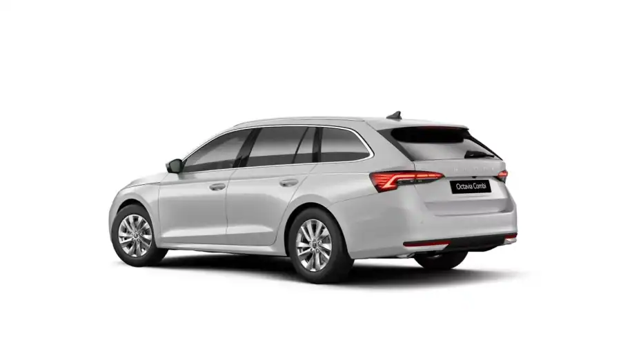 Renting Coches Baratos Skoda OCTAVIA Combi 1.5 TSI DSG MHEV Selection Blanco luna, Gris Graphite, Plata Brillante