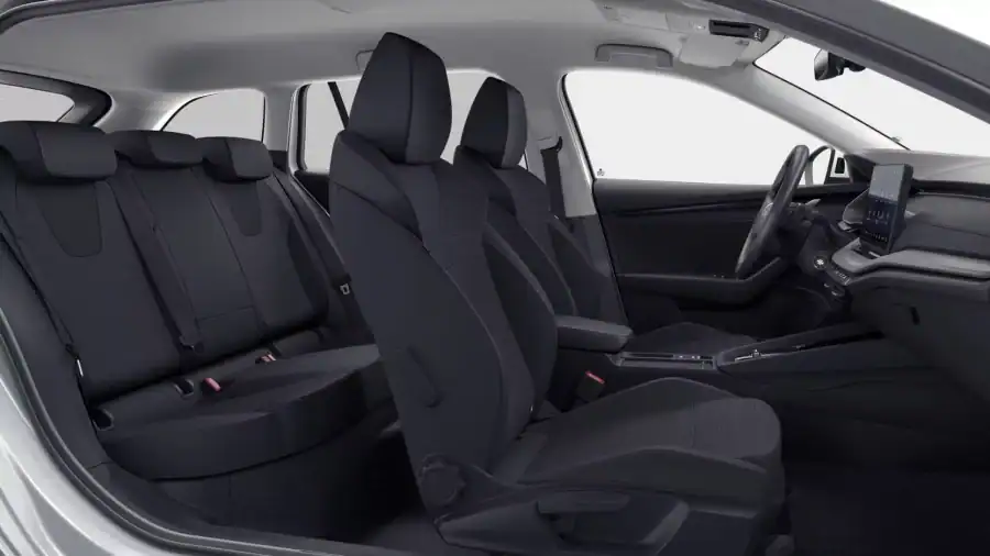Renting Coches Baratos Skoda OCTAVIA Combi 1.5 TSI DSG MHEV Selection Blanco luna, Gris Graphite, Plata Brillante
