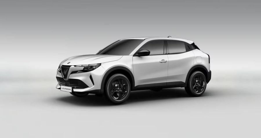 Renting Coches Baratos Alfa Romeo Junior Ibrida Blanco