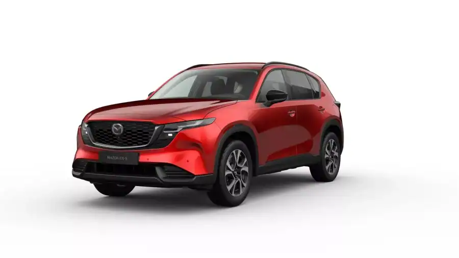 Renting Coches Baratos Mazda CX-5 2.5 Sky MHEV AT FWD Exclusive-Line Soul Red Crystal, Machine Gray