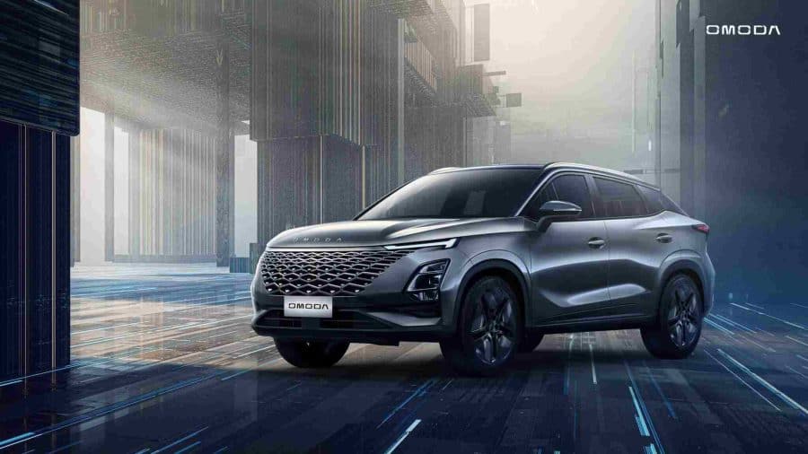 Renting Coches Baratos Omoda 5 1.6 TGDi Premium Blanco + Negro, Negro