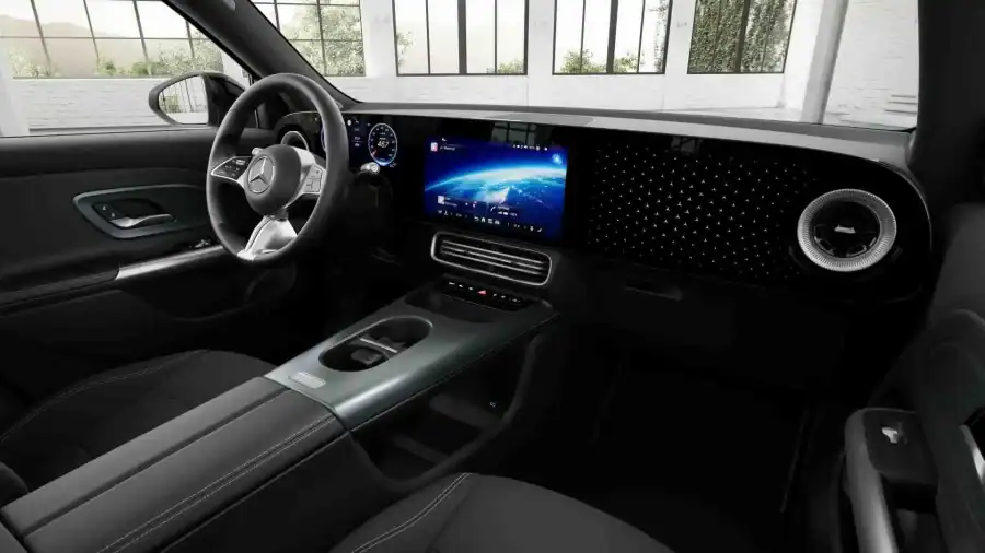 Renting Coches Baratos Mercedes Benz GLB 250+ EQ Negro Cosmo