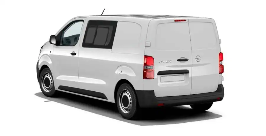 Renting Coches Baratos Opel Vivaro Doble Cabina 6 Plazas M Blanco