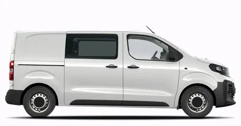Renting Coches Baratos Opel Vivaro Doble Cabina 6 Plazas M Blanco
