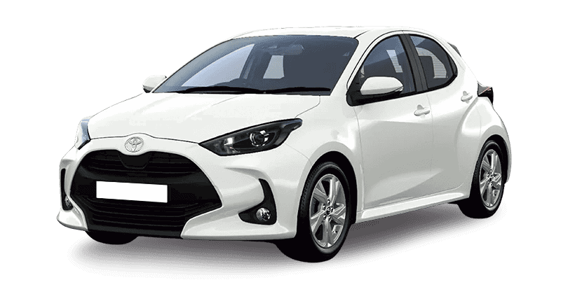 Renting Coches Baratos Toyota Yaris 120 e-CVT 5P Active Blanco Classic