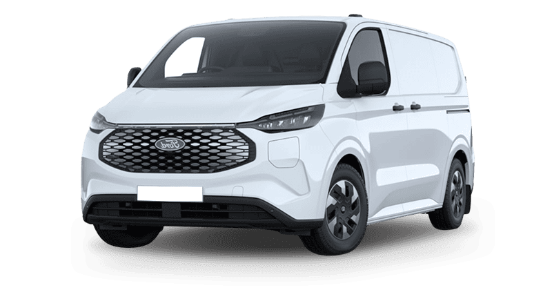Renting Coches Baratos Ford Transit Custom Van FT320 BEV Automática Trend Blanco