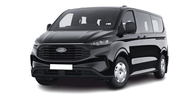 Renting Coches Baratos Ford Transit Custom Kombi 2.0 EcoBlue Auto. 320 L2 Trend Negro