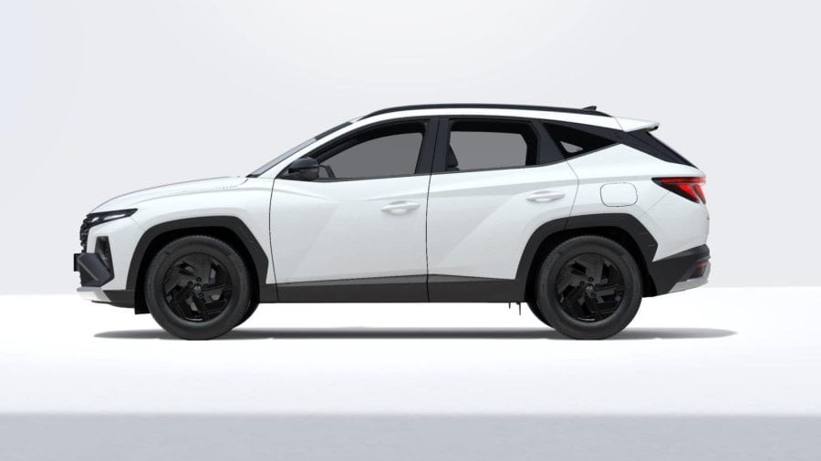 Renting Coches Baratos Hyundai Tucson 1.6T HEV AT Black Line Atlas White