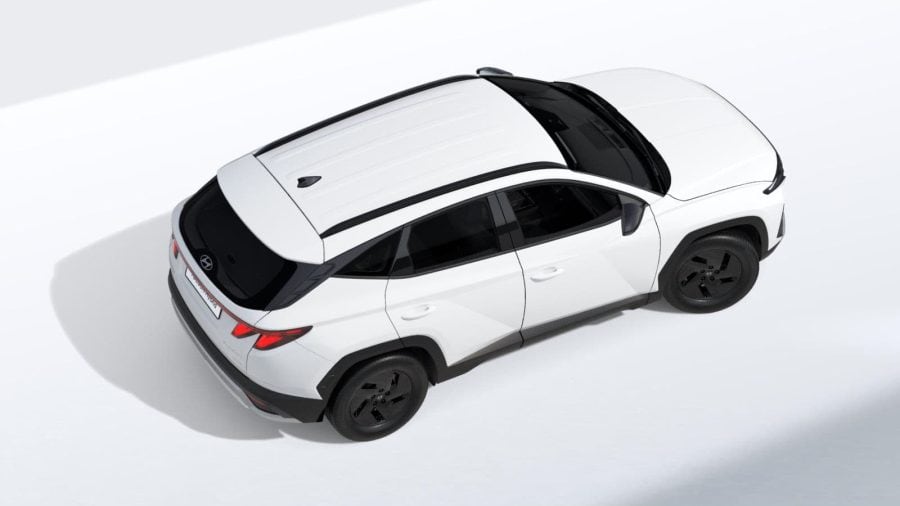 Renting Coches Baratos Hyundai Tucson 1.6T HEV AT Black Line Atlas White