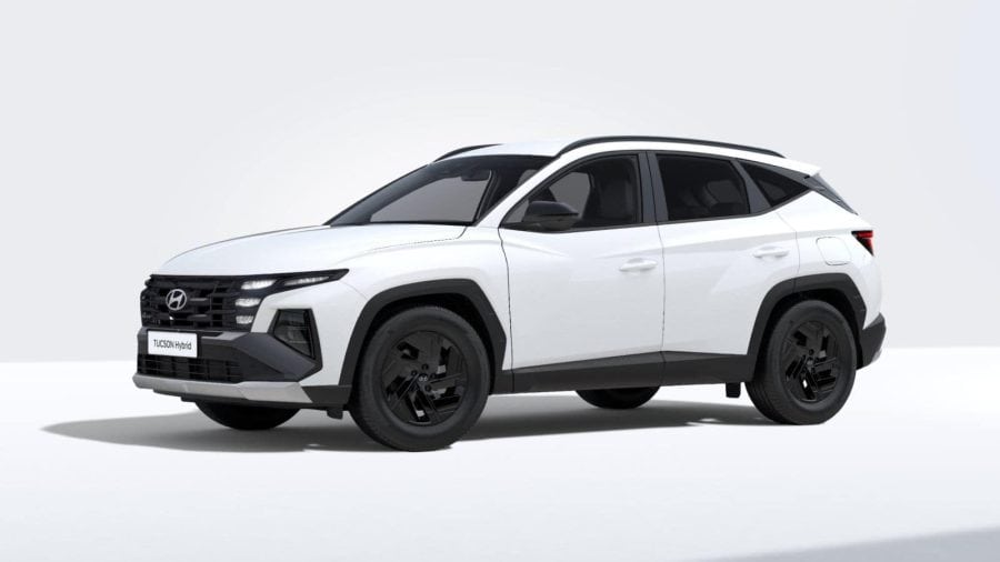 Renting Coches Baratos Hyundai Tucson 1.6T HEV AT Black Line Atlas White
