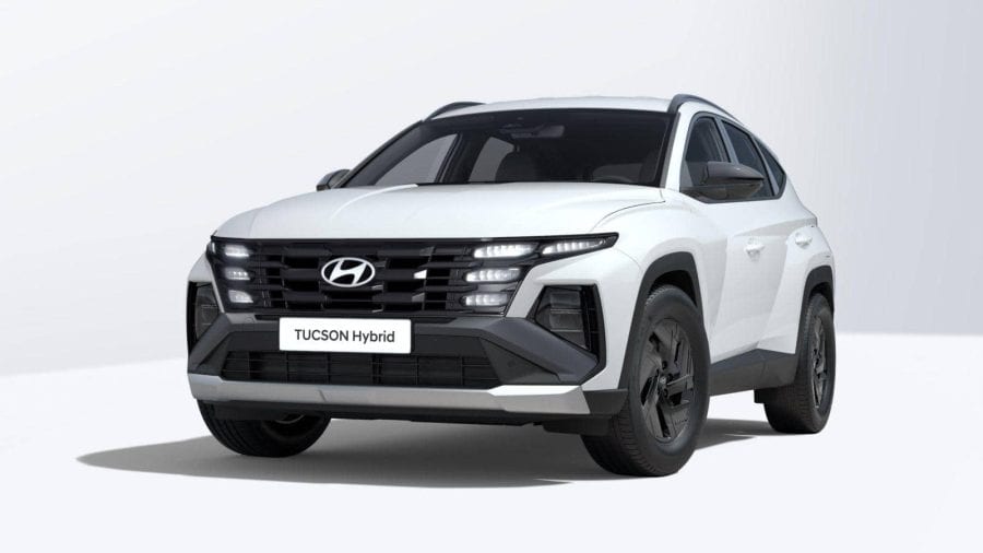 Renting Coches Baratos Hyundai Tucson 1.6T HEV AT Black Line Atlas White