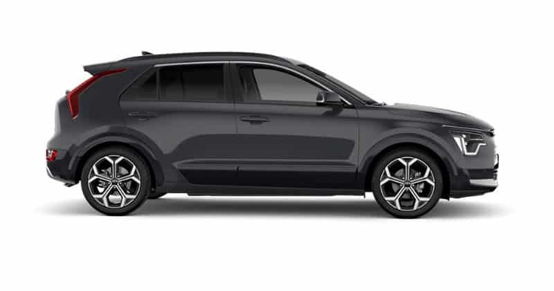Renting Coches Baratos Kia Niro 1.6 GDi HEV 102kW Drive Gris, Blanco