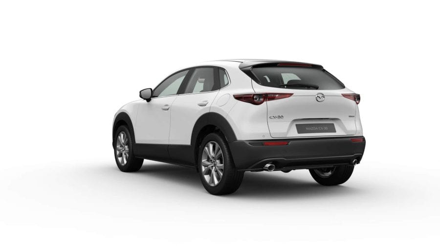Renting Coches Baratos Mazda CX-30 2.5 e-SKYACT G MHEV Centre-Line Arctic White