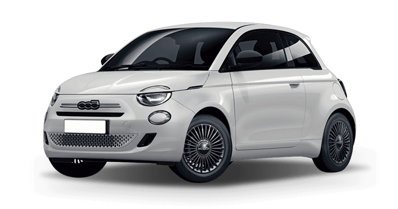 Renting Coches Baratos Fiat 500 MHEV Business Blanco Gelato
