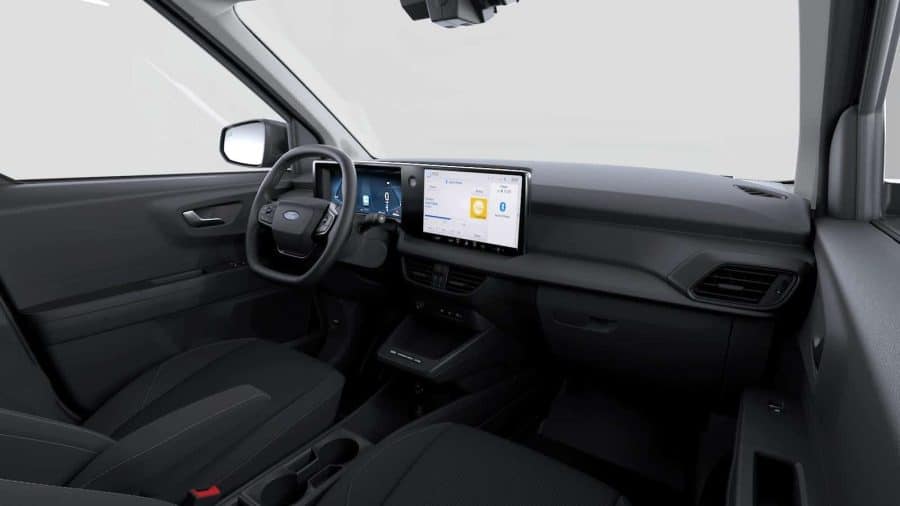 Renting Coches Baratos Ford TRANSIT COURIER Van BEV 54kWh 100kW Trend Auto Blanco
