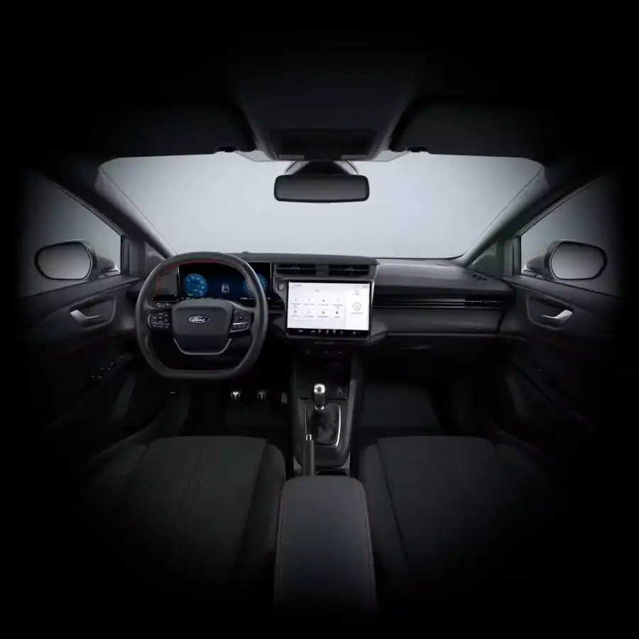 Renting Coches Baratos Ford Puma 1.0 EcoBoost MHEV ST-Line Gris Cactus, Blanco