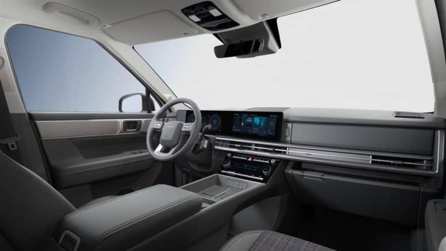 Renting Coches Baratos Hyundai Santa Fe 1.6T HEV 4X2 AT Maxx White Cream