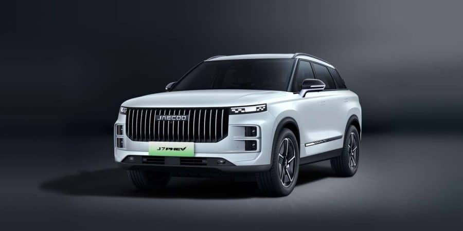 Renting Coches Baratos Jaecoo 7 1.5 SHS TGDI 4×2 Business Blanco, Gris