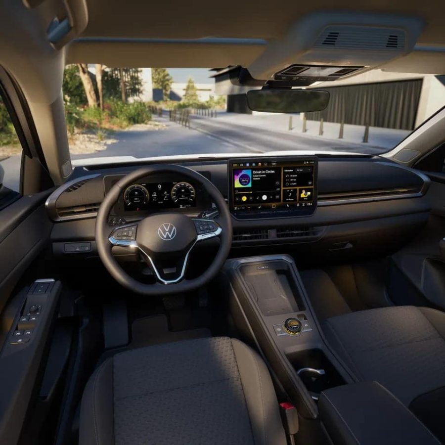 Renting Coches Baratos Volkswagen T-Roc 1.5 eTSI 85kW DSG MAS Blanco Punto, Gris Lobo