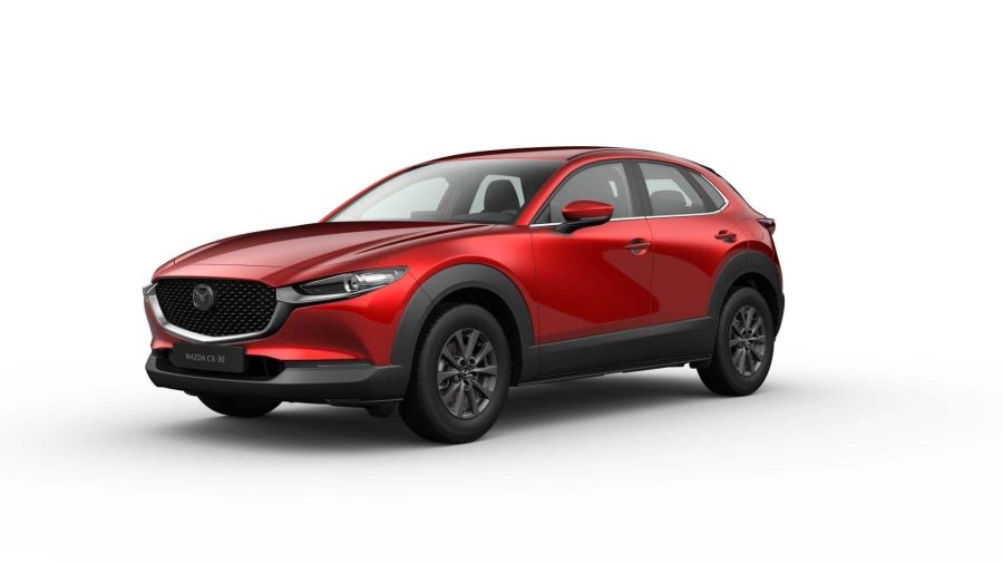 Renting Coches Baratos Mazda CX-30 2.5 e-Skyactiv G MHEV MT Prime-Line Soul Red Crystal