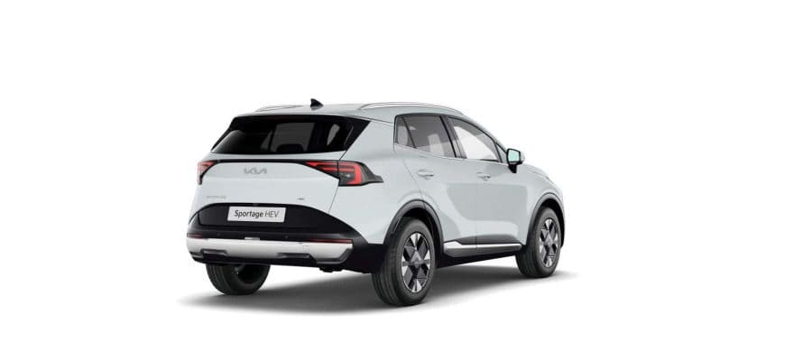 Renting Coches Baratos Kia Sportage 1.6 T-GDi HEV 176kW Drive 4×2 Cassa White, Lunar Silver