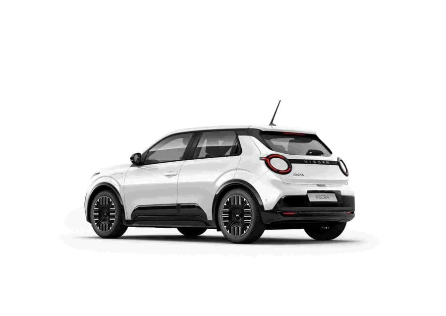 Renting Coches Baratos Nissan Micra 40 kWh Acenta Moon White