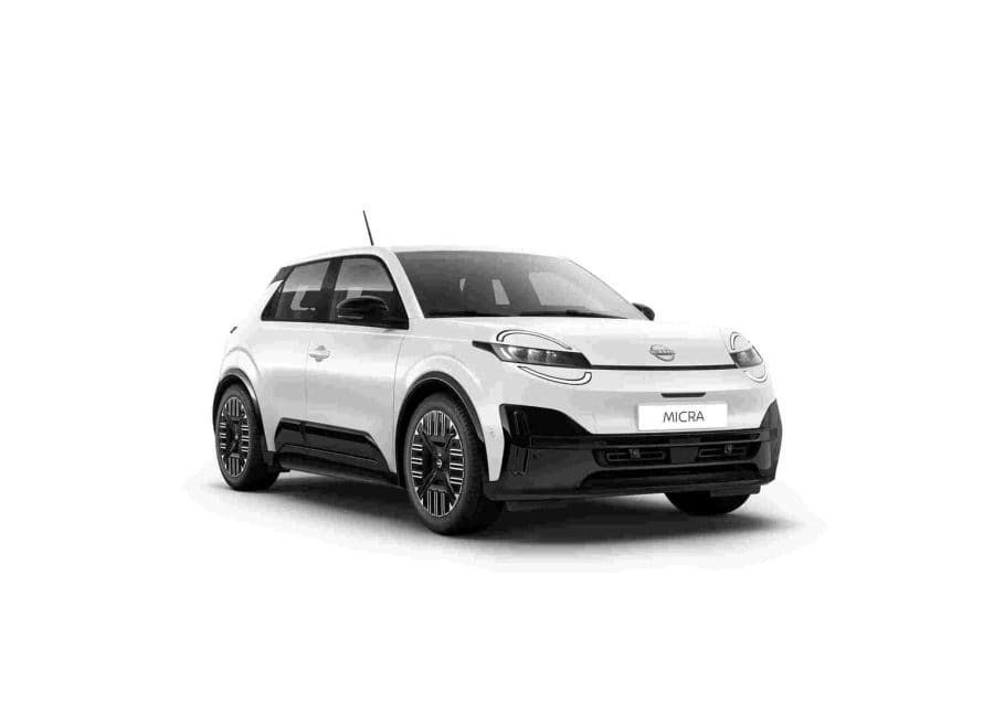 Renting Coches Baratos Nissan Micra 40 kWh Acenta Moon White