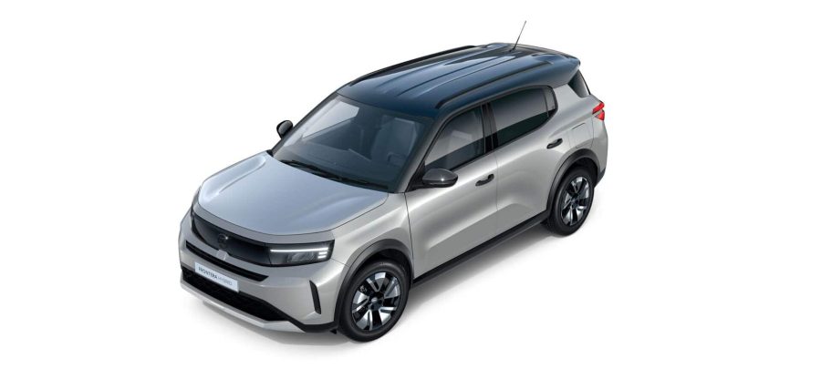 Renting Coches Baratos Opel Frontera 1.2T XHT Hybrid eDCT6 107kW Ultimate Kristall Silver, Arktis White