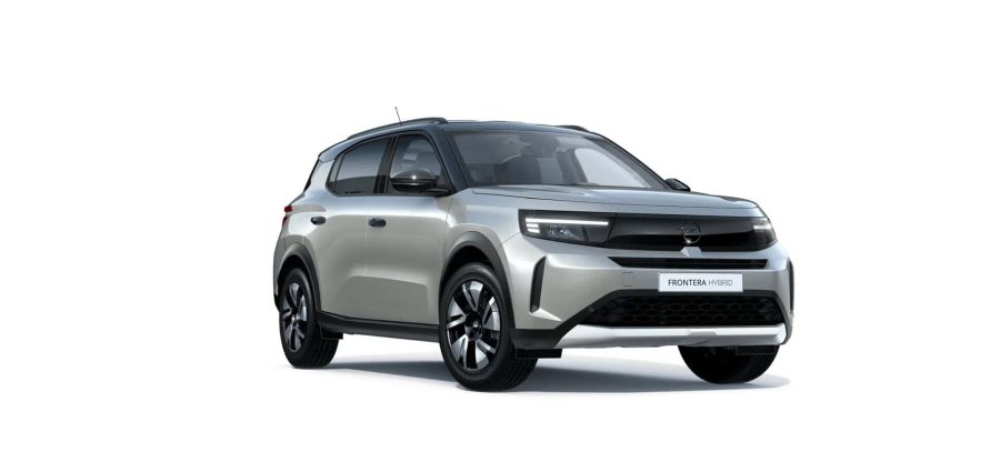 Renting Coches Baratos Opel Frontera 1.2T XHT Hybrid eDCT6 107kW Ultimate Kristall Silver, Arktis White