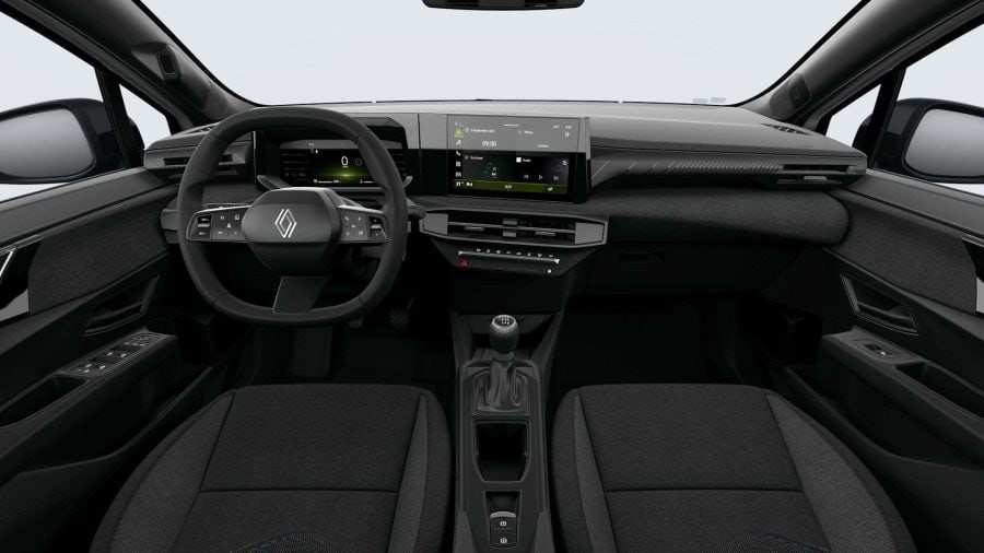 Renting Coches Baratos Renault Clio Evolution TCe 85kW Blanco Glaciar, Gris Pizarra