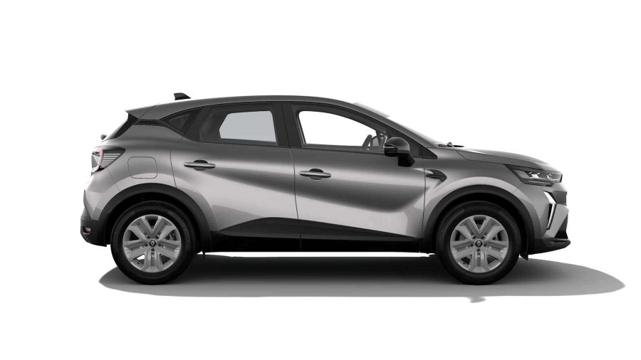 Renting Coches Baratos Renault Captur evolut TCe 103kW EDC mild hyb. Gris Casiopea, Blanco Nacarado