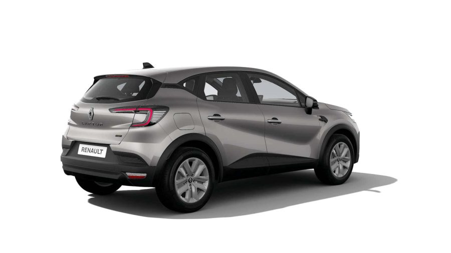 Renting Coches Baratos Renault Captur evolut TCe 103kW EDC mild hyb. Gris Casiopea, Blanco Nacarado