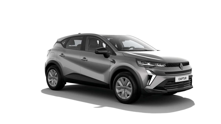 Renting Coches Baratos Renault Captur evolut TCe 103kW EDC mild hyb. Gris Casiopea, Blanco Nacarado