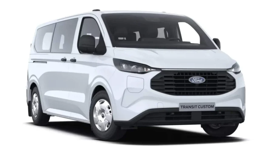 Renting Coches Baratos Ford Transit Custom Kombi 2.5 Duratec PHEV 340 L2 Auto. Trend Blanco