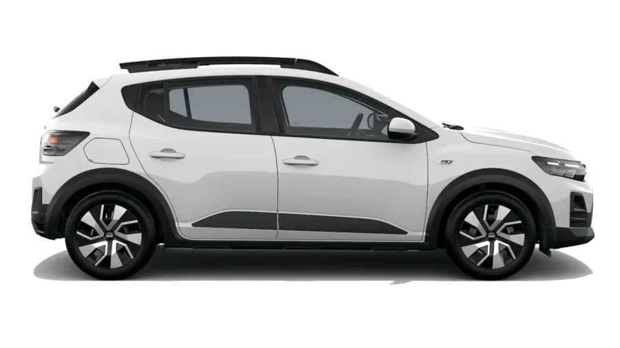 Renting Coches Baratos Dacia Sandero Stepway Expression Go 88kW ECO-G Blanco Glaciar