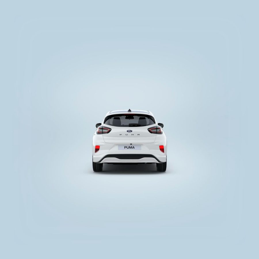Renting Coches Baratos Ford Puma 1.0 EcoBoost MHEV ST-Line Blanco, Gris Cactus