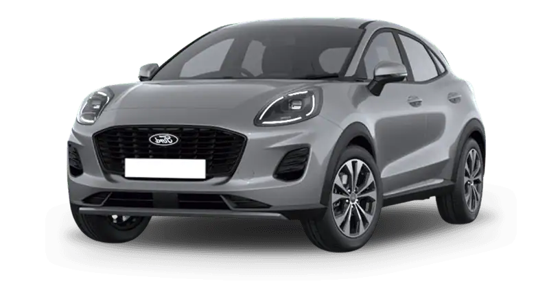 Renting Coches Baratos Ford Puma 1.0 EcoBoost MHEV Titanium Plata Solar, Gris Cactus, Blanco Frozen, Negro Agate