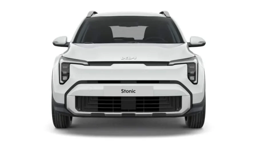 Renting Coches Baratos Kia Stonic 1.0 T-GDi Concept Clear White, Astro Grey