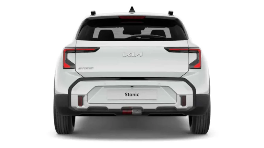 Renting Coches Baratos Kia Stonic 1.0 T-GDi Concept Clear White, Astro Grey