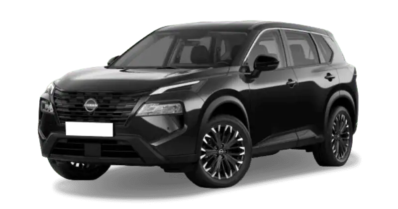 Renting Coches Baratos Nissan X-Trail 1.5 E-Power Acenta Hibrido Negro Diamante